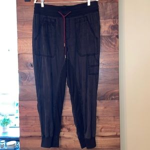 Nomad Black Cargo Jogger Pants with Drawstring Waist